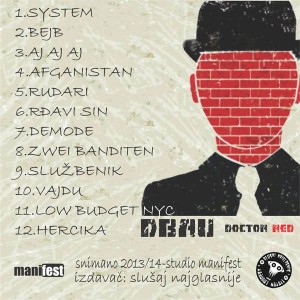 dbau-doctor red-spisak pjesama