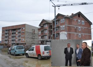 Prijedor: Đaković i Aćić obišli gradilište dvije stambene zgrade u Raškovcu – FOTO