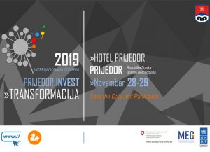Privredna konferencija “Prijedor Invest 2019: Transformacija” 28. i 29. novembra