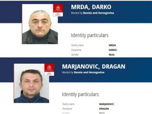 Interpol raspisao potjernice za Darkom Mrđom i Draganom Marjanovićem
