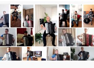 Ljepota tradicionalne muzike: Harmonikaši iz Prijedora sviraju iz svojih domova – VIDEO