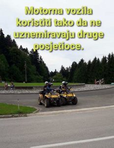 Nacionalni park “Kozara”: Veliki broj žalbi na bahatu vožnju i buku kvadova i motora