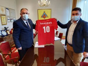 Gradonačelnik Đaković razgovarao sa novoizabranim predsjednikom Gradskog fudbalskog saveza Prijedor Vladimirom Stakićem