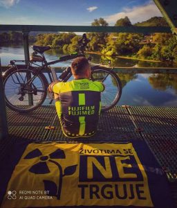 Biciklistička ruta protiv odlagališta radioaktivnog otpada