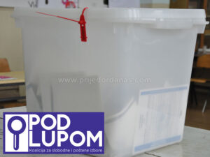 Koalicija za slobodne i poštene izbore “Pod lupom” prati prijevremene izbore u Prijedoru: Medijske aktivnosti tokom izbornog dana