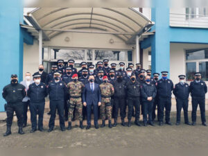 Sedam hrabrih policijskih službenika Policijske uprave Prijedor na prijemu kod ministra Lukača