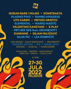 Poznati izvođači na Ša Festu 2022: U Prijedor stižu Rambo Amadeus, Konstrakta, Hladno pivo, Goran Bare i Majke …