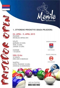 bilijar prijedor open 2015