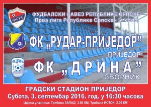 rudar prijedor-drina-septembar-plakat