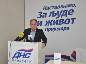 DNS Prijedor – Ivić: Validna rješenja u institucijama, a ne na predizbornim skupovima